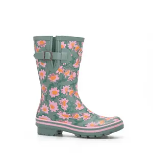 Women’s ankle rain boots Rouchette Daisies