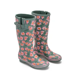 Women's rain boots Rouchette Daisies image-1