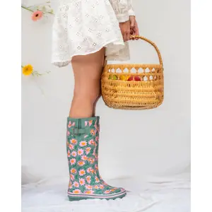 Women's rain boots Rouchette Daisies image-3