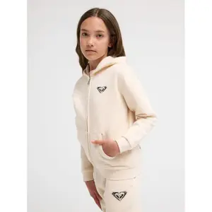 Girl's zip-up hoodie Roxy Surf Feeling Brushed image-2
