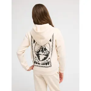 Girl's zip-up hoodie Roxy Surf Feeling Brushed image-4
