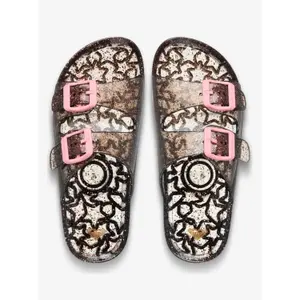 Girl's slides Roxy Kattie Glitter image-4