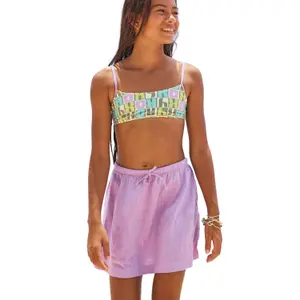 Mini skirt girl Roxy Over The Waves image-0