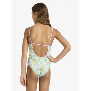 One-piece swimsuit for girls Roxy Letter Up image-2