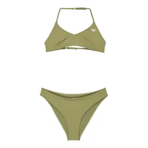 2-delad triangelbaddräkt för flickor Roxy Solid Active RG
