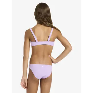2-piece swimsuit for girls Roxy Solid Active RG image-2