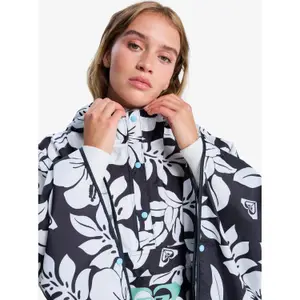 Women's rain poncho Roxy Midnight image-3