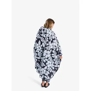 Women's rain poncho Roxy Midnight image-1