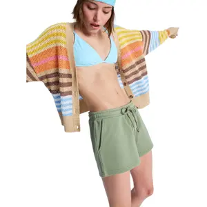 Women's Elastic Waist Shorts Roxy Surf Stoked Terry image-0