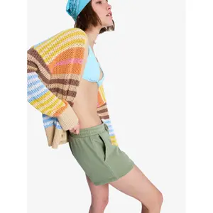 Women's Elastic Waist Shorts Roxy Surf Stoked Terry image-4