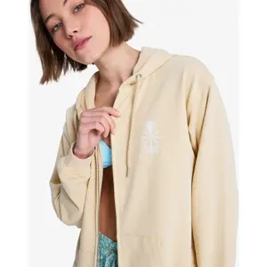 Women's zip-up hoodie Roxy Surf Stoked Terry image-4