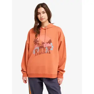 Women's hooded sweatshirt Roxy Lineup Oversized image-0