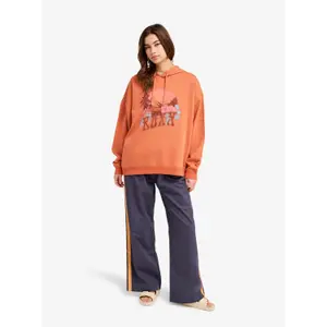 Women's hooded sweatshirt Roxy Lineup Oversized image-1