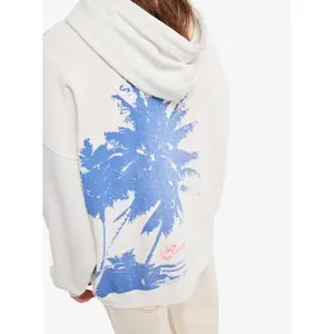 Women's hooded sweatshirt Roxy Lineup Oversized image-5