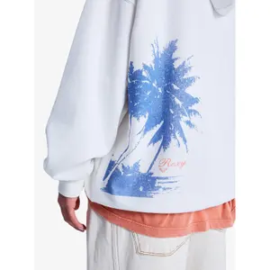Women's hooded sweatshirt Roxy Lineup Oversized image-6