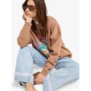 Sweatshirt woman Roxy Lineup Oversized image-3