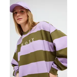Sweatshirt woman Roxy Strictly Stripes image-4