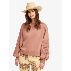 Sweatshirt woman Roxy Flower Song image-0