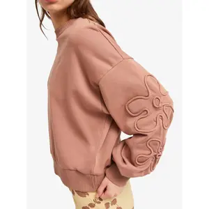 Sweatshirt woman Roxy Flower Song image-3