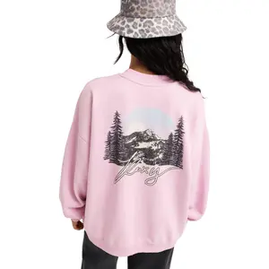 Sweatshirt woman Roxy Lineup Oversized Crew image-2