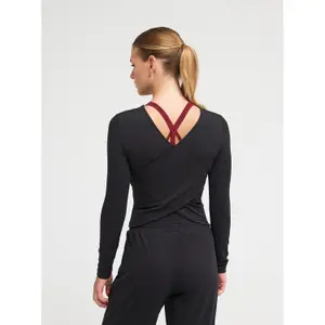 Women's Long Sleeve Cross-Back T-Shirt Roxy Rise & Vibe image-3