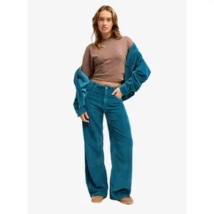 Women's velvet trousers Roxy Surf Crush image-1