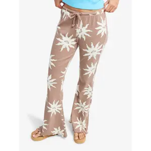 Women's flared Trousers Roxy Chasing Tan image-1