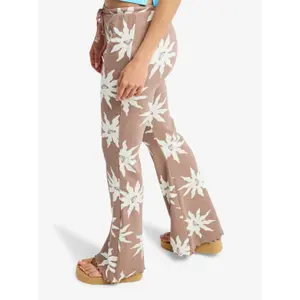 Women's flared Trousers Roxy Chasing Tan image-2