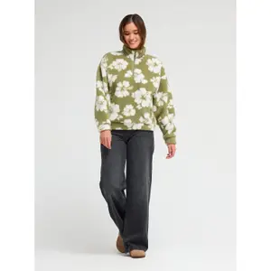 Women's half-zip fleece Roxy Jive Talking image-2
