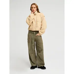 Women's zipped fleece Roxy Blurry Cloud image-4