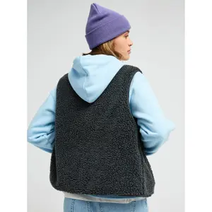 Women's sherpa gilet Roxy Iconic Town image-4