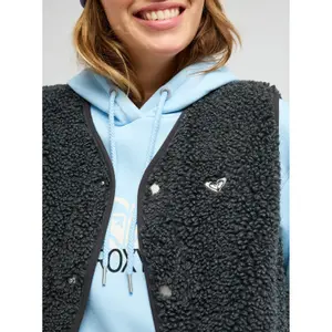 Women's sherpa gilet Roxy Iconic Town image-5