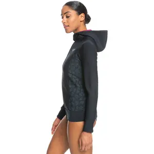 Women's Long Sleeve Surf Hoodie Roxy 1 Swell S FL image-2