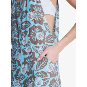 Women's sleeveless jumpsuit Roxy Hibiscus Daze image-3