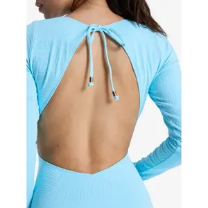 1-piece long sleeve swimsuit for women Roxy Palm Dreams image-4