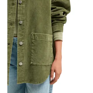 Corduroy long-sleeve overshirt for women Roxy Kick Back image-3
