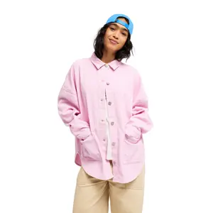 Corduroy long-sleeve overshirt for women Roxy Kick Back image-0