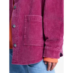 Corduroy long-sleeve overshirt for women Roxy Kick Back image-5