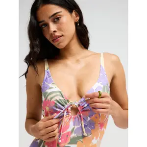 Women's 1-piece swimsuit Roxy Hazey Hibiscus image-4