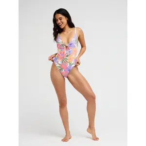 Women's 1-piece swimsuit Roxy Hazey Hibiscus image-1