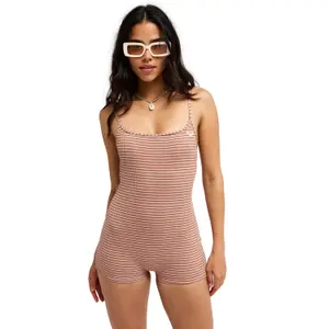 1-dels baddräkt för kvinnor Roxy Wild Sunset Boyleg