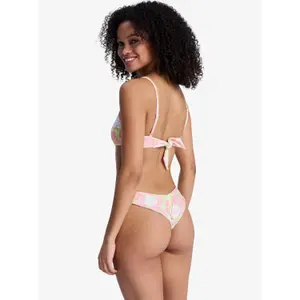 Women's bandeau swimsuit top Roxy Hibiscus Hype Revo image-4