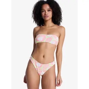 Women's bandeau swimsuit top Roxy Hibiscus Hype Revo image-2
