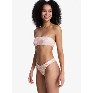 Women's bandeau swimsuit top Roxy Hibiscus Hype Revo image-3