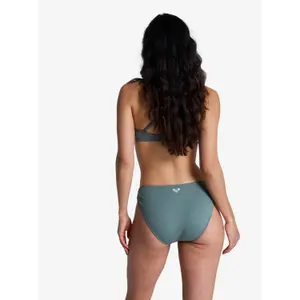 Embroidered Logo Bikini Bottom Women Roxy Solid Essentials image-3