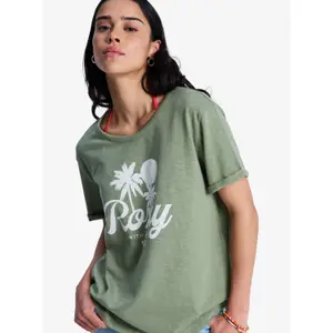 Women's T-shirt Roxy Oceanwave Regular Slub image-0