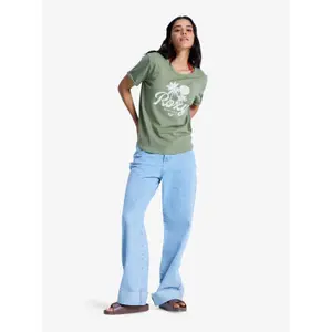 Women's T-shirt Roxy Oceanwave Regular Slub image-1