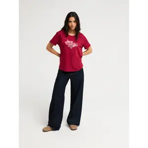 Women's T-shirt Roxy Oceanwave Regular Slub image-0