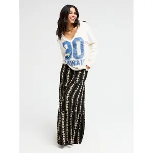 Women's oversized long sleeve T-shirt Roxy Sport Is Deep image-1