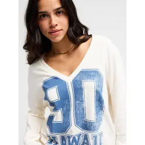 Women's oversized long sleeve T-shirt Roxy Sport Is Deep image-4